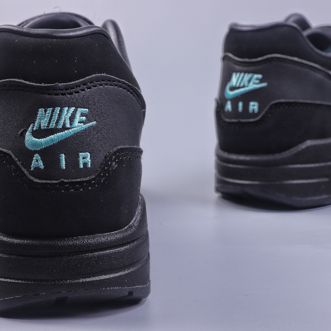 Nike Air Max 1 PRM Tiffany black and green pure original version retro casual running shoes FB8915-800