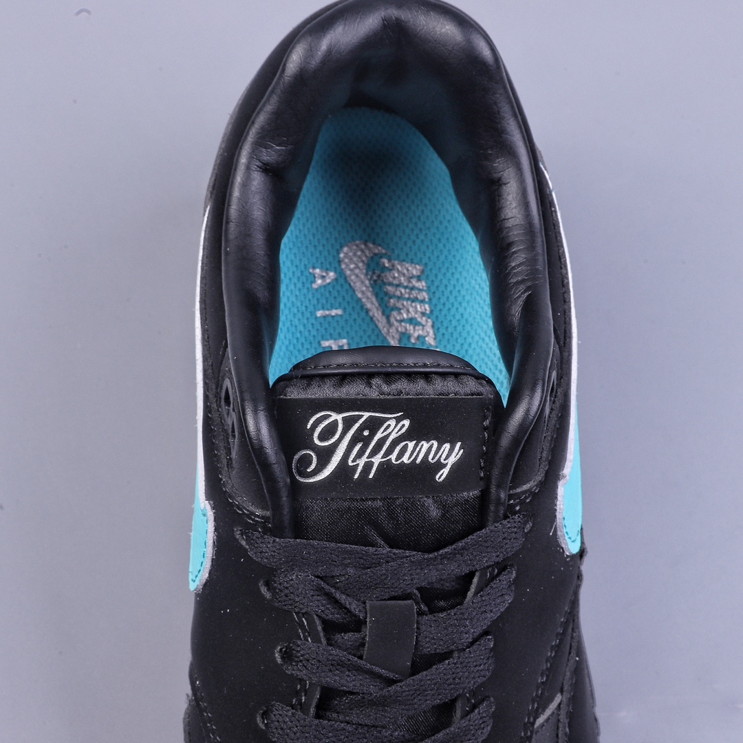 Nike Air Max 1 PRM Tiffany black and green pure original version retro casual running shoes FB8915-800