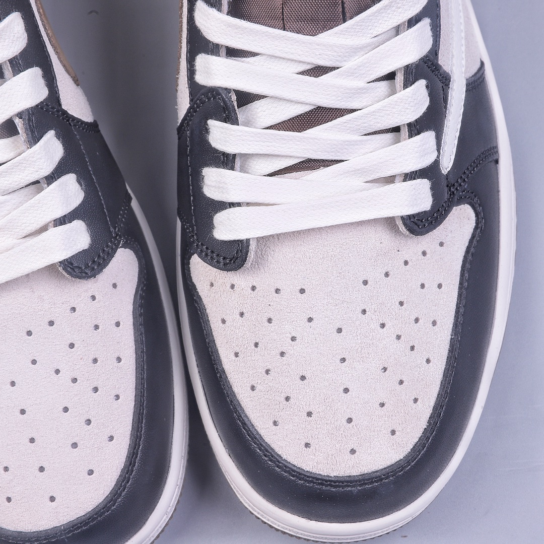 220 Travis Scott x Fragment x Air Jordan 1 Low TS联名倒勾低帮板鞋  DM7866-902