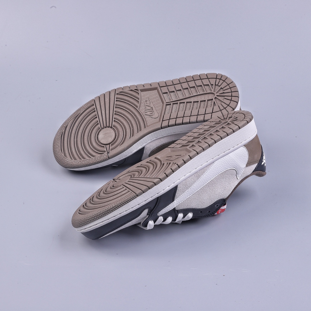 220 Travis Scott x Fragment x Air Jordan 1 Low TS联名倒勾低帮板鞋  DM7866-902