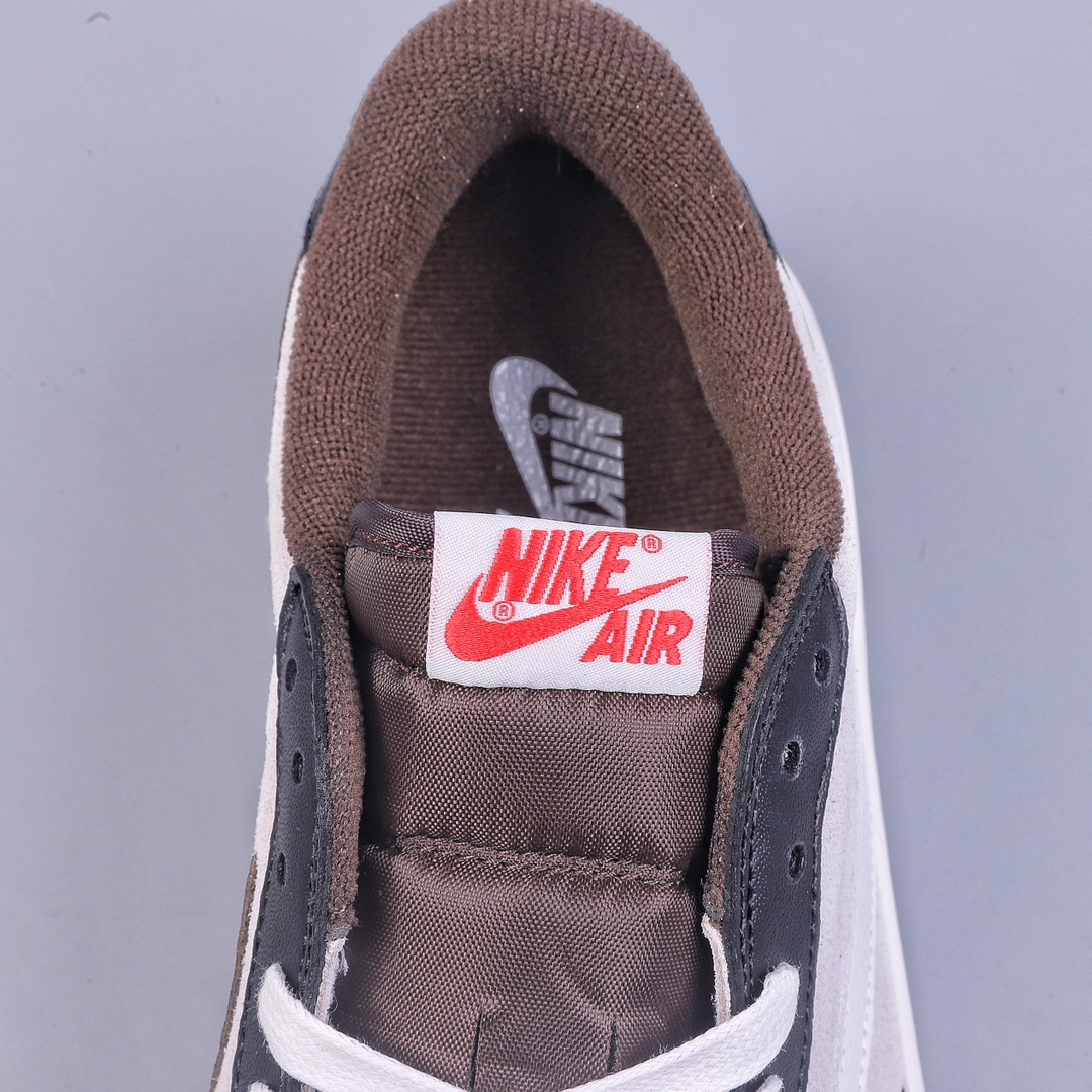 220 Travis Scott x Fragment x Air Jordan 1 Low TS联名倒勾低帮板鞋  DM7866-902