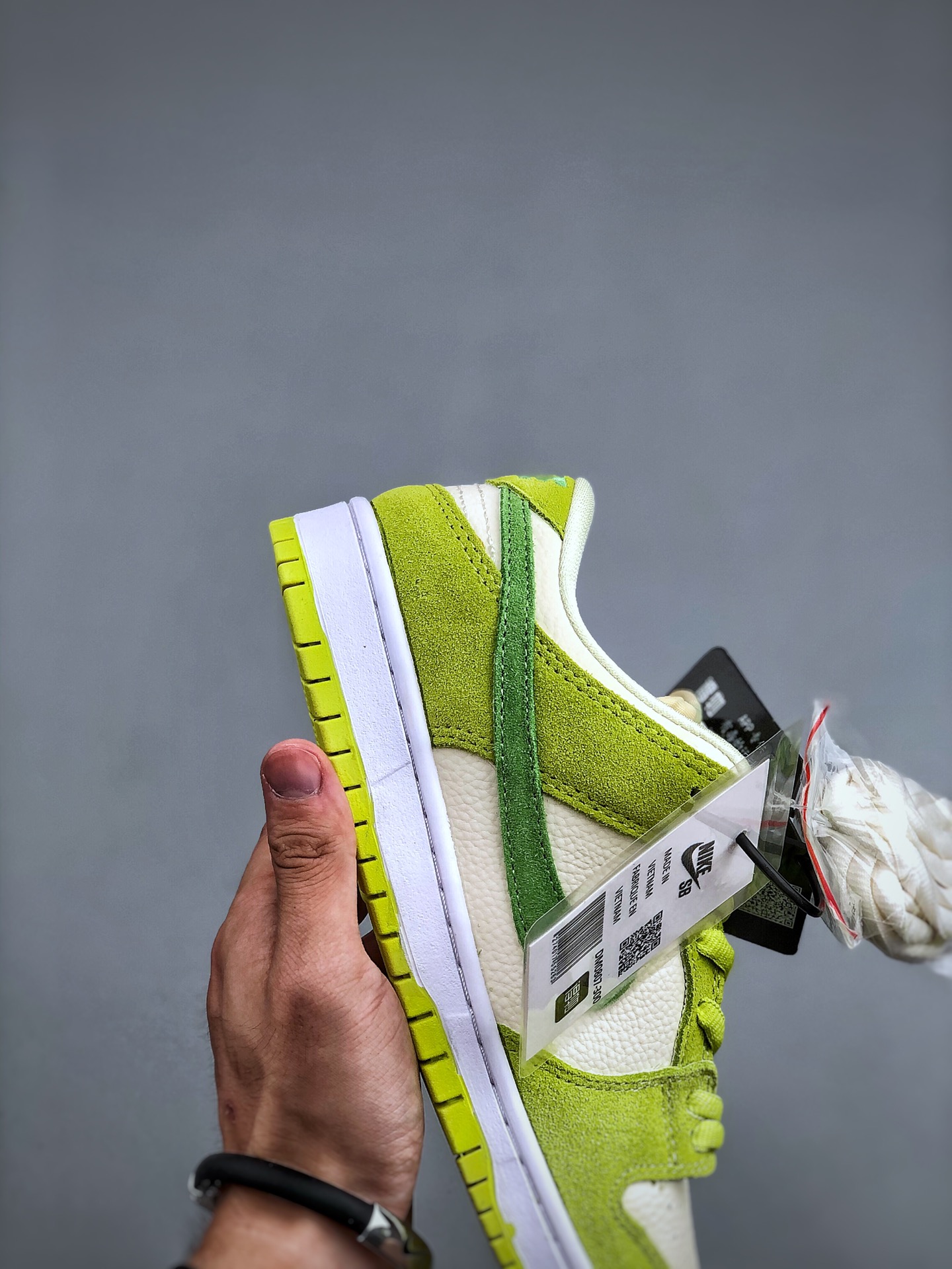 运动板鞋, 板鞋, Nike Dunk SB LOw SB Pro"Sour Apple", DM0807 300, Air Jordan 1 - 耐克 Nike Dunk SB LOw SB Pro"Sour Apple" 青苹果 潮流复古 防滑耐磨 低帮 休闲运动板鞋 男女同款 米绿 DM0807 300