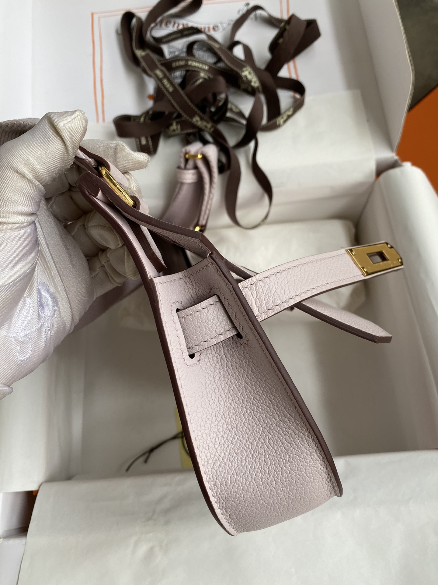 Hermès Jypsiere Mini Bag 22cm Evercolor Leather Dreamy Pink Purple Gold Hardware 7 i1686886632 3305 5