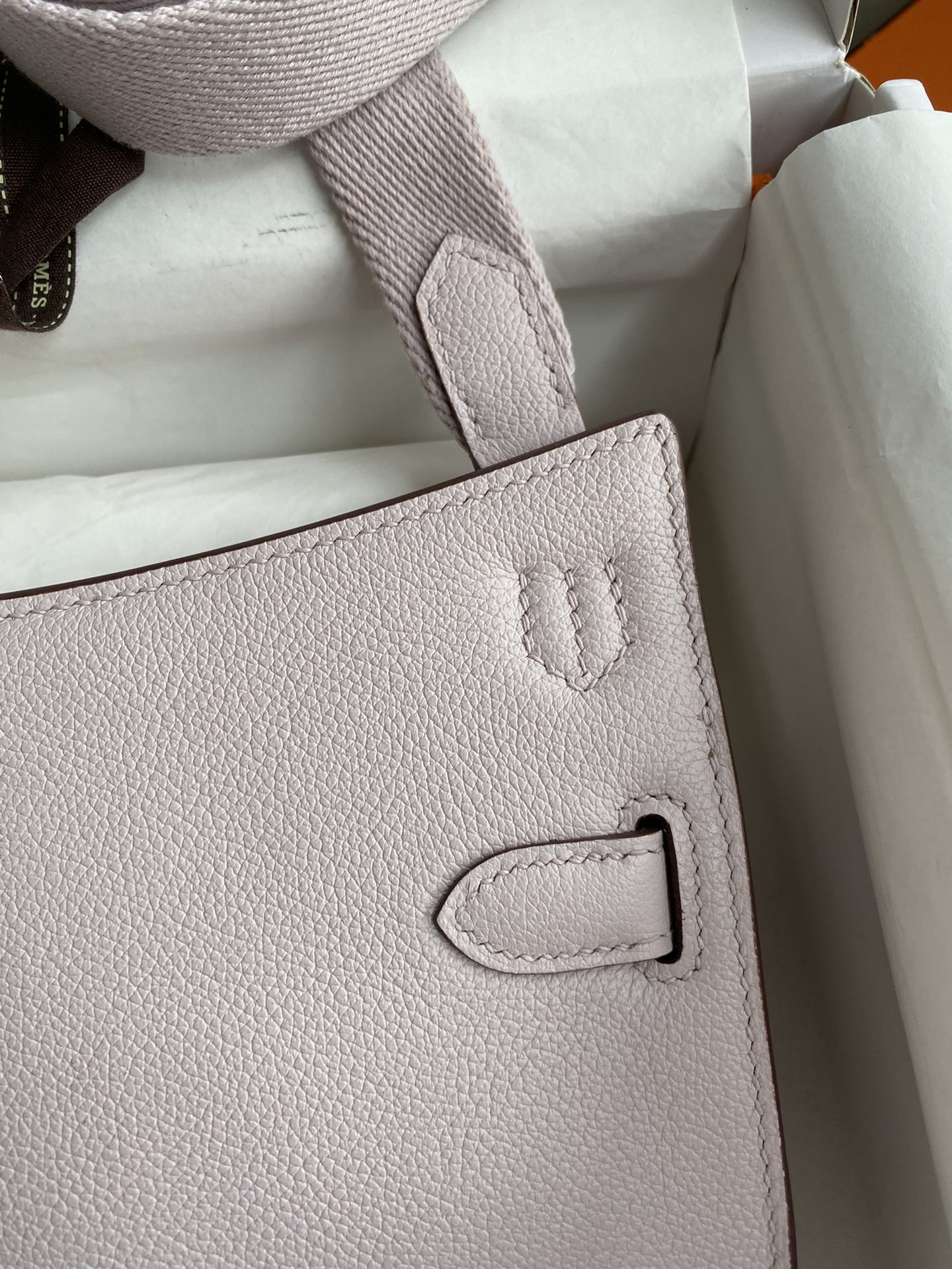Hermès Jypsiere Mini Bag 22cm Evercolor Leather Dreamy Pink Purple Gold Hardware 5 i1686886632 6983 3