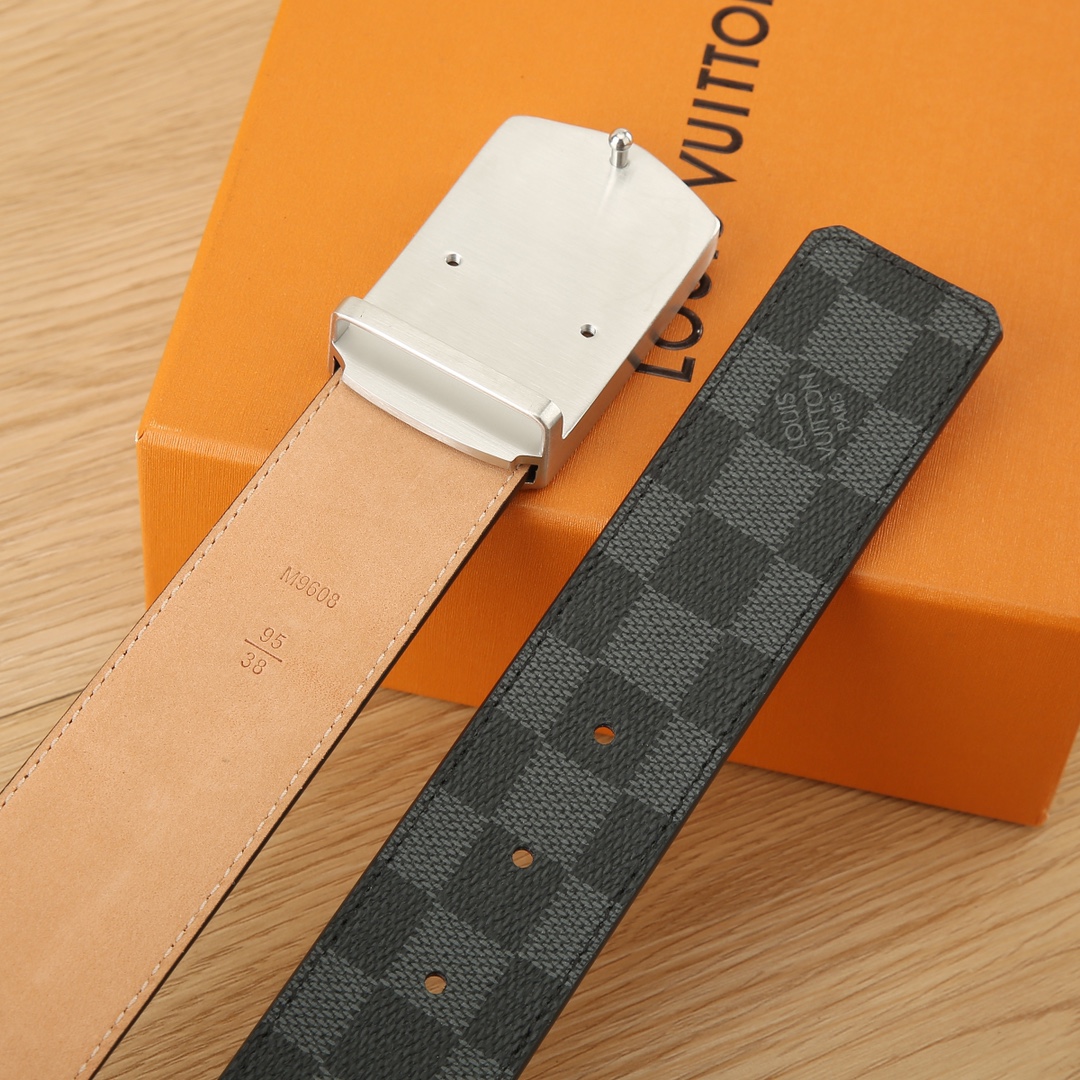 路易威登LV全套包装3.8宽精品不锈