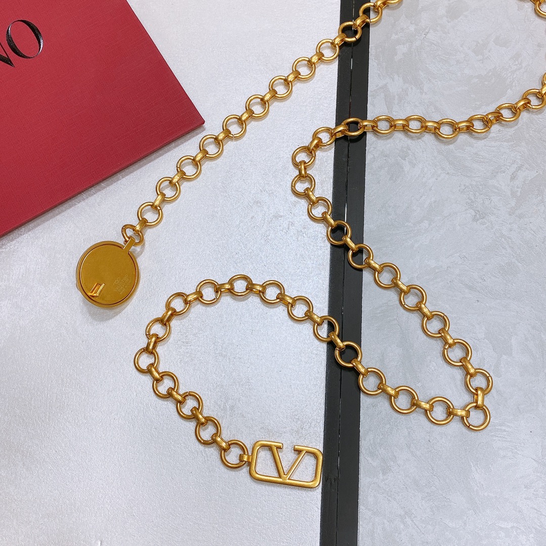 [Valentino Belts]Vlogo pendant