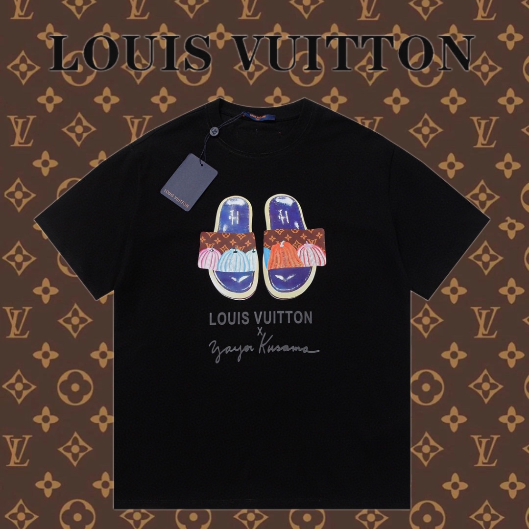 Louis Vuitton Scarpe Pantofole Replica all’ingrosso
 Stampa Cotone pettinato