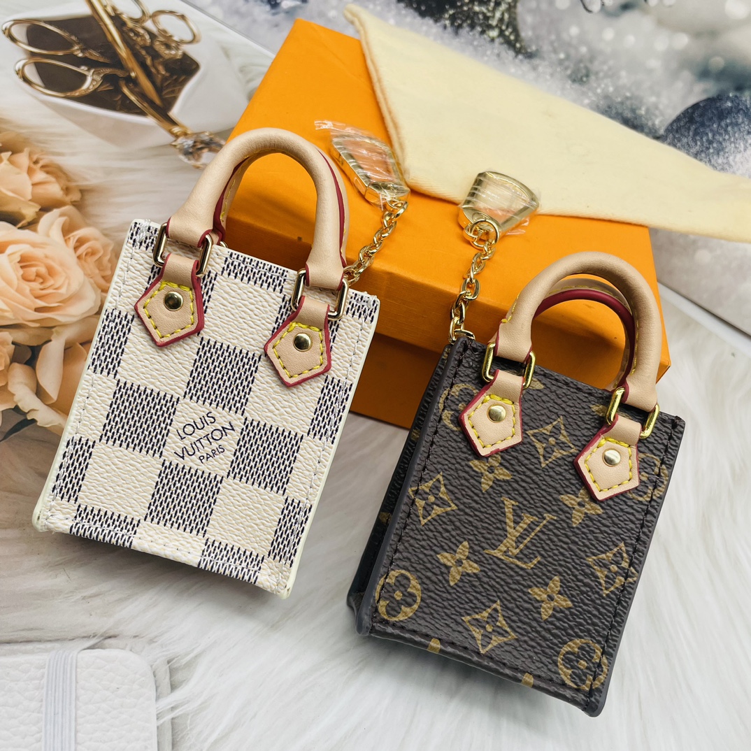 Mini Leather Handbag, front view, showing design and details