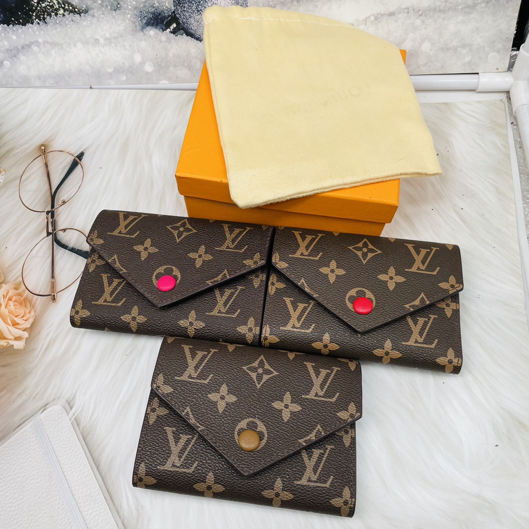 Close-up of a premium leather wallet