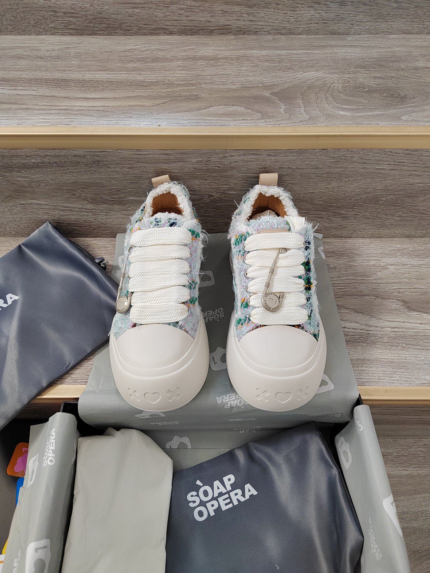 Trendy Bubble Shoes from SoAP OPERA Worn by Entertainment Celebrities