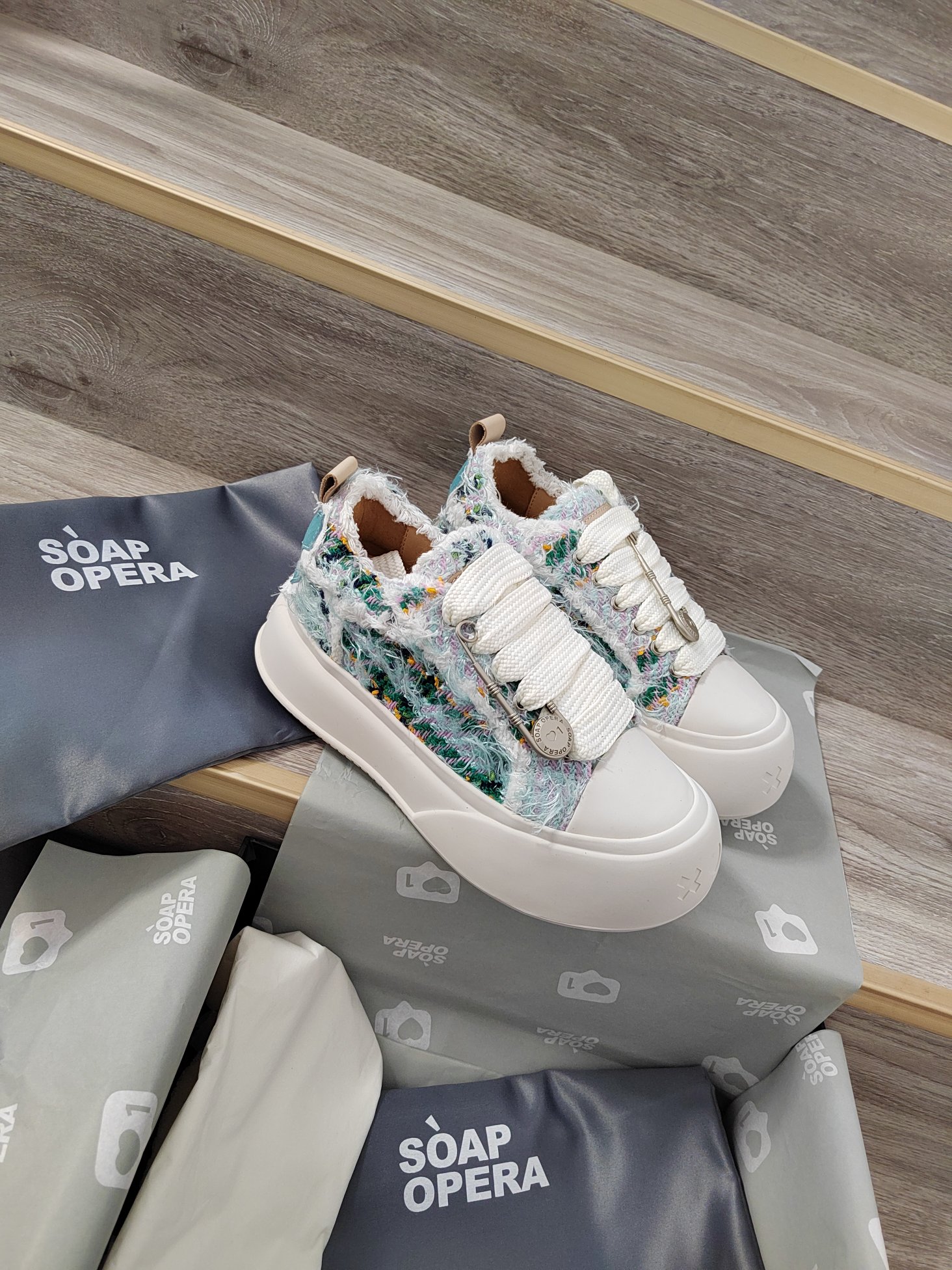 Trendy Bubble Shoes from SoAP OPERA Worn by Entertainment Celebrities - 图片 5