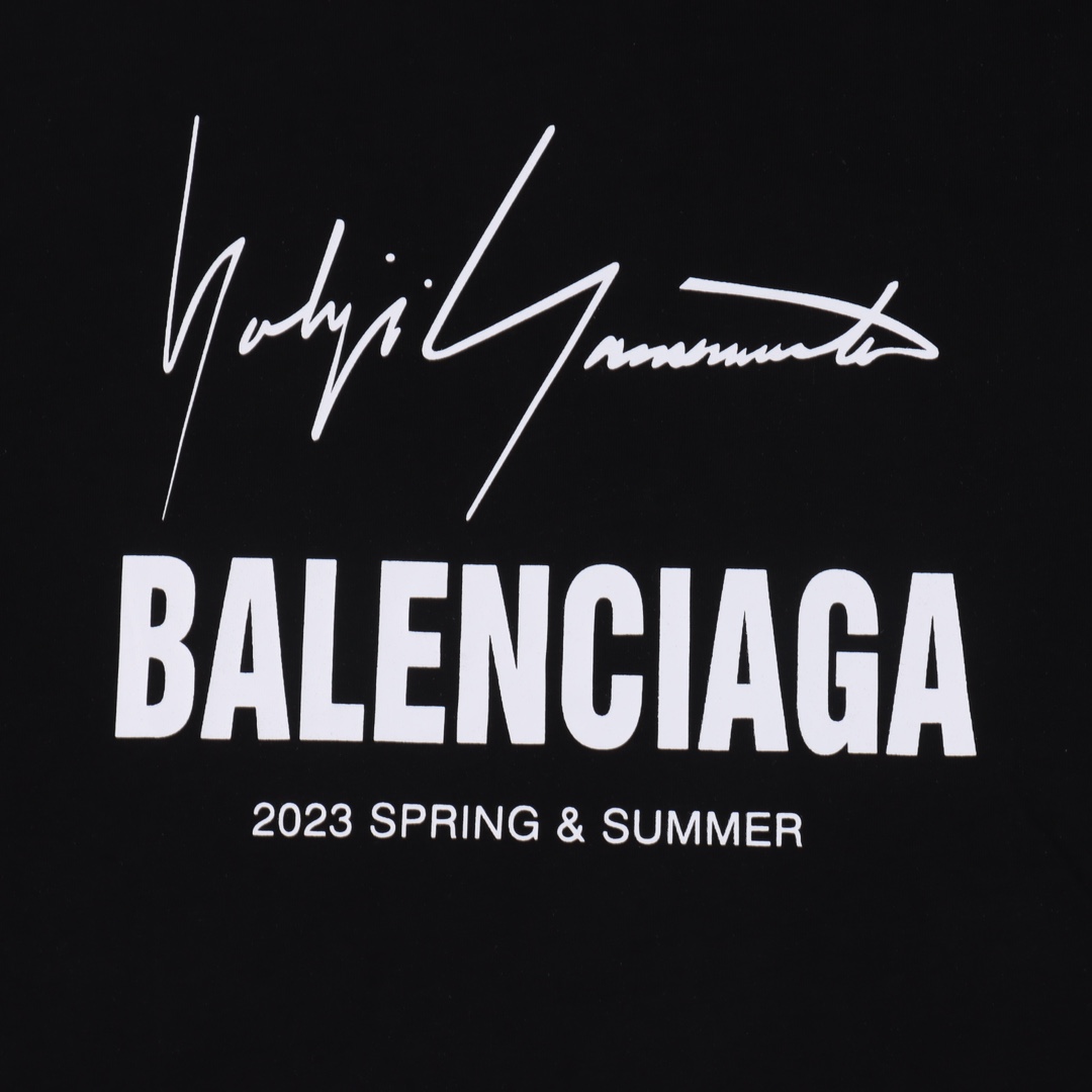 170 Balenciga/巴黎世家2023SS 简约字母T恤