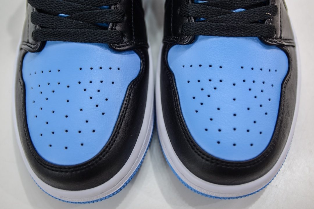 200 Air Jordan 1 Low AJ1 黑蓝勾低帮 女子休闲运动篮球鞋 553560-041