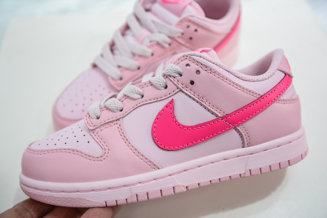 180 Nike Dunk Low （PLS) 童鞋 粉色低帮休闲运动板鞋 DH9756-600
