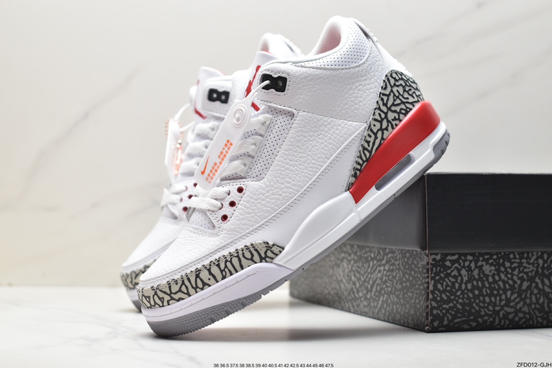 280 Air Jordan 3 Retro ”Hide and Sneak” 白灰棕 AJ3 乔丹3代 AV6683-160