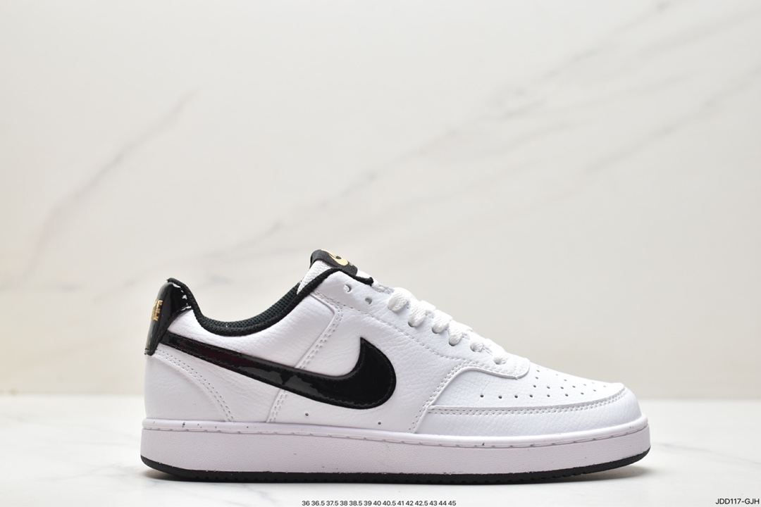 120 Nike Court Vision Low 白黑 受1980年代中期趋势的启发CD5463-100