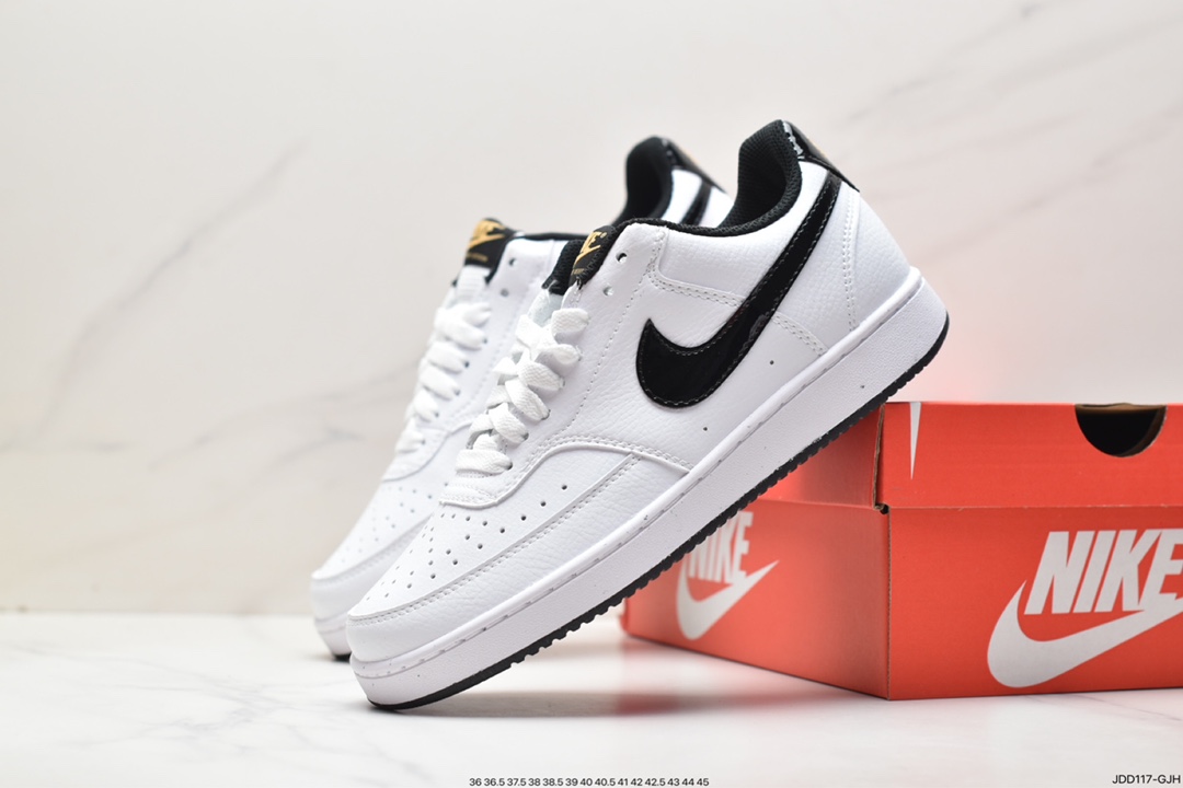 120 Nike Court Vision Low 白黑 受1980年代中期趋势的启发CD5463-100