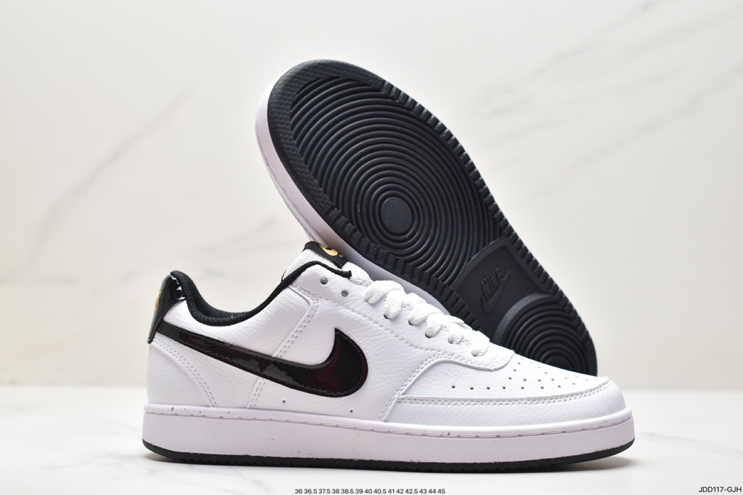 120 Nike Court Vision Low 白黑 受1980年代中期趋势的启发CD5463-100