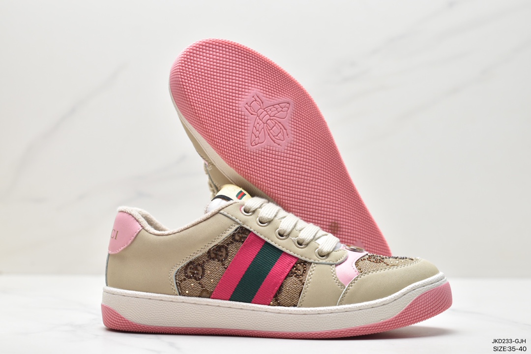 Gucci Distressed Screener sneaker small dirty shoes series