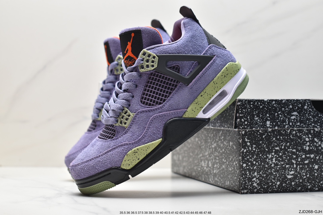 240 Nike Wmns Air Jordan 4 Retro GS”Linen”迈克尔·乔丹AJ4代中帮篮球鞋“白卡其”AQ9129-500