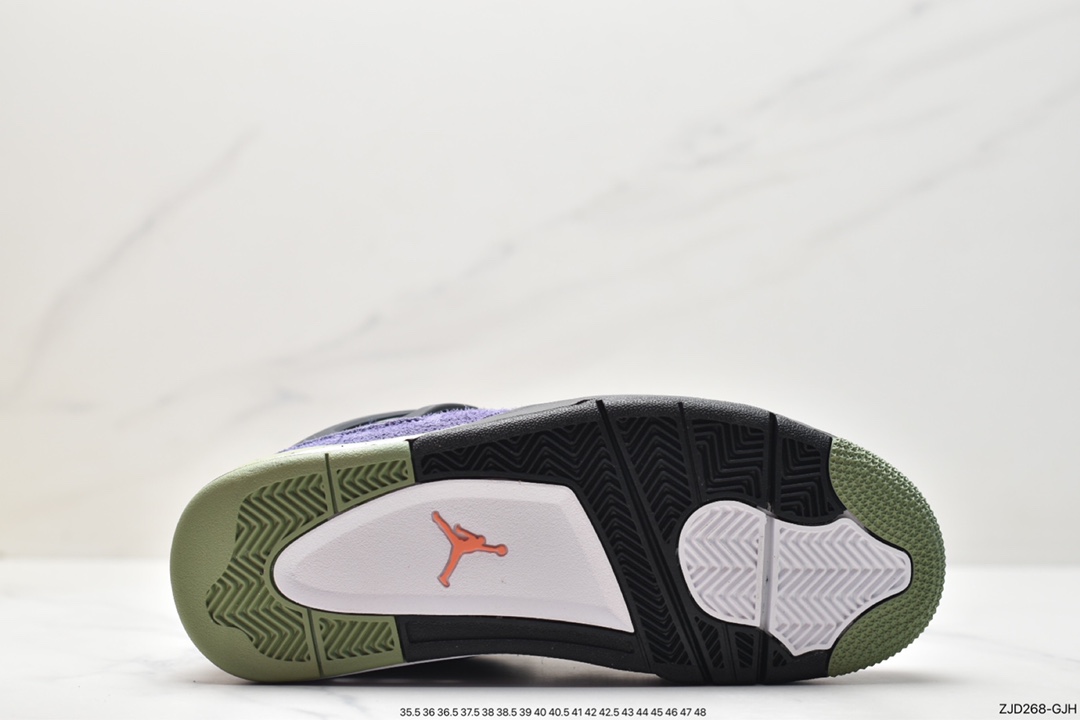 240 Nike Wmns Air Jordan 4 Retro GS”Linen”迈克尔·乔丹AJ4代中帮篮球鞋“白卡其”AQ9129-500