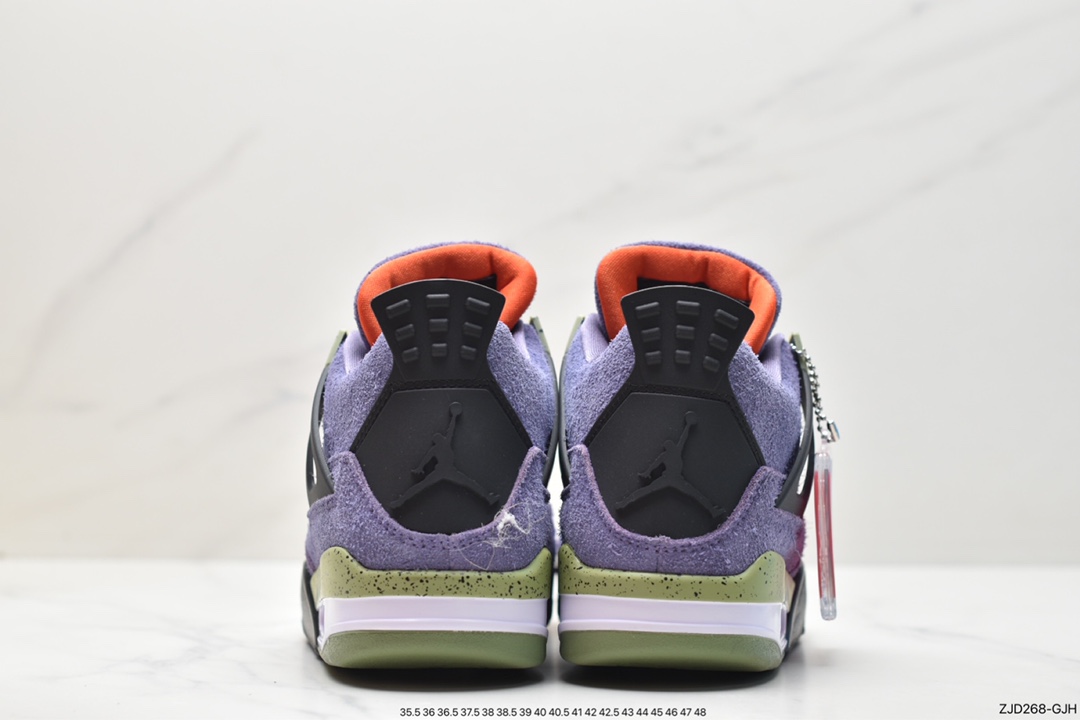 240 Nike Wmns Air Jordan 4 Retro GS”Linen”迈克尔·乔丹AJ4代中帮篮球鞋“白卡其”AQ9129-500