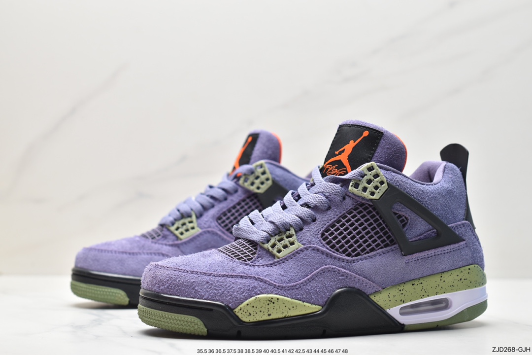 240 Nike Wmns Air Jordan 4 Retro GS”Linen”迈克尔·乔丹AJ4代中帮篮球鞋“白卡其”AQ9129-500