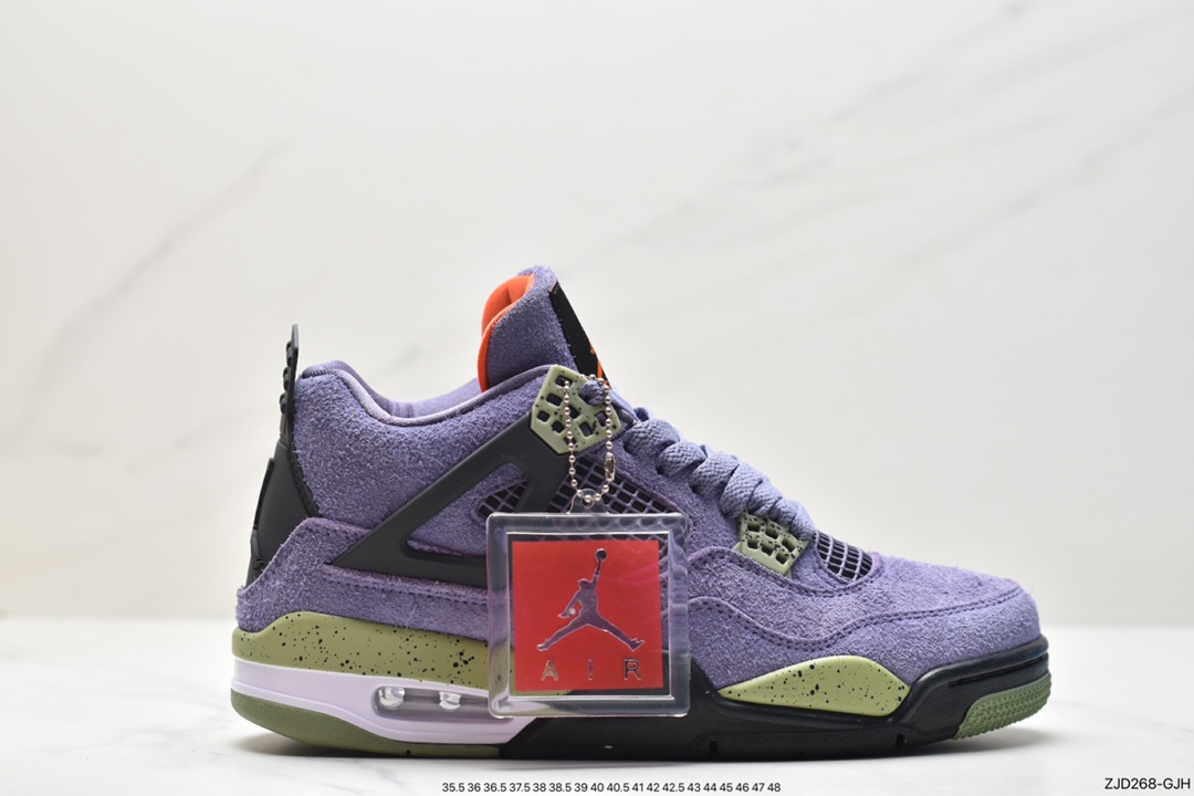 240 Nike Wmns Air Jordan 4 Retro GS”Linen”迈克尔·乔丹AJ4代中帮篮球鞋“白卡其”AQ9129-500