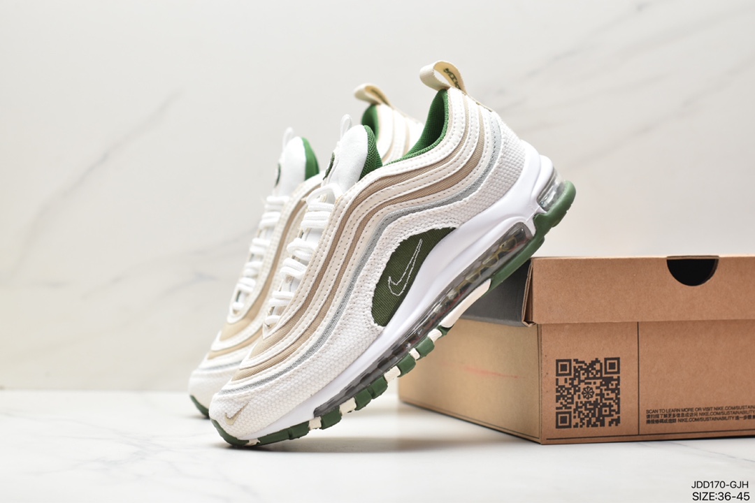 120 耐克 Nike Air Max 97 小勾子弹复古全掌气垫休闲运动鞋 DC4830-300
