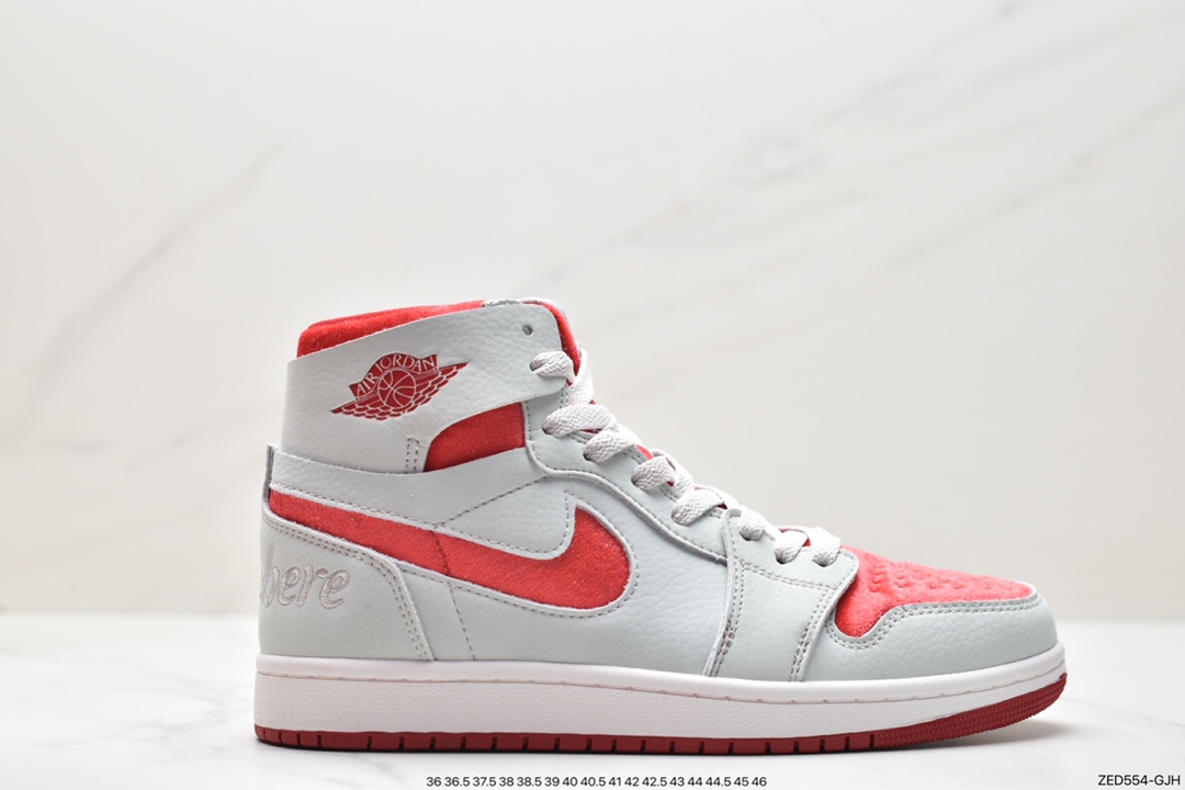 260 耐克Nike Air Jordan 1 Zoom CMFT”Pink Glaze”AJ1乔丹一代中帮篮球鞋 DV1304-106