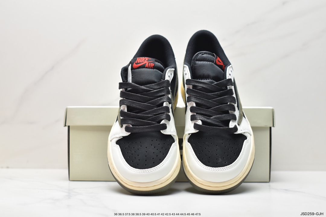 200 Travis Scott x Nike Wmns Air Jordan 1 Low OG”Olive”AJ1乔丹一代篮球鞋 DZ4137-106