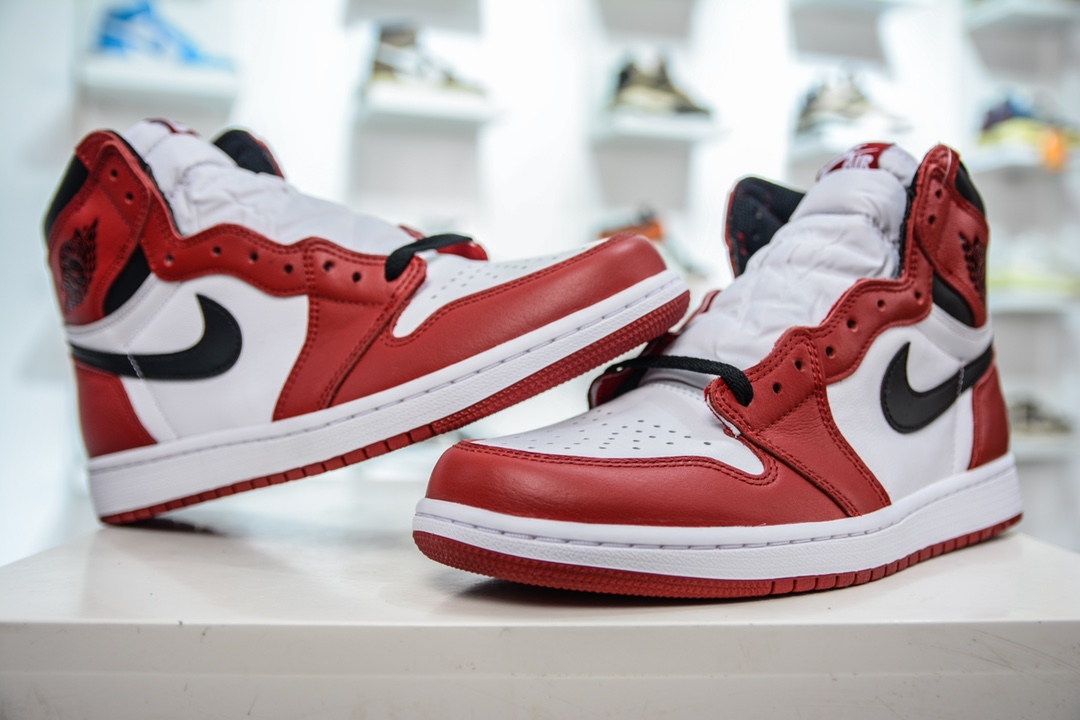 AJ1 high top series Dongguan original channel Chicago color matching shipment 555088-101