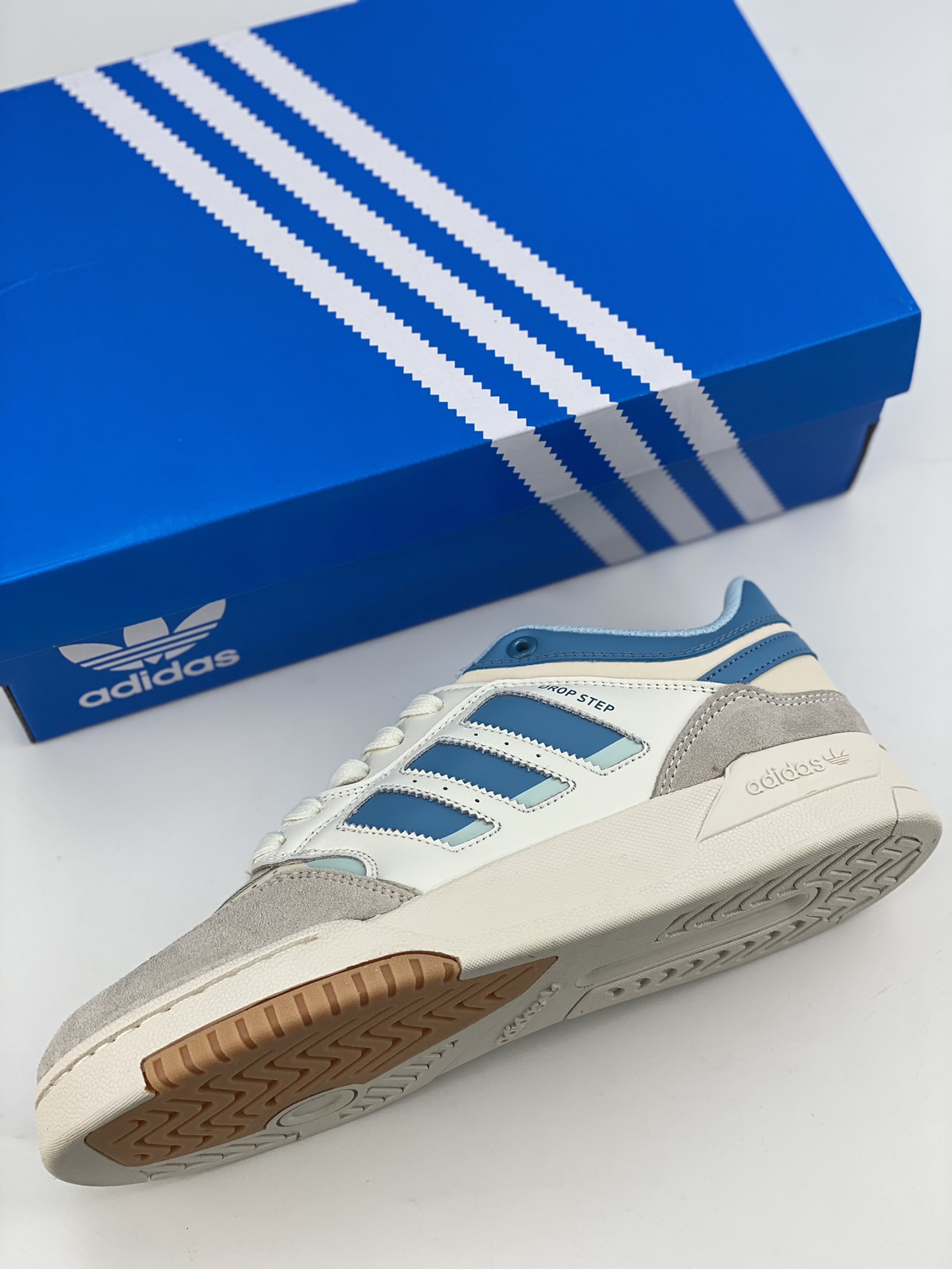 Overseas channel version original box original label Adidas Drop Step XL low-top classic campus retro sneakers HQ7127