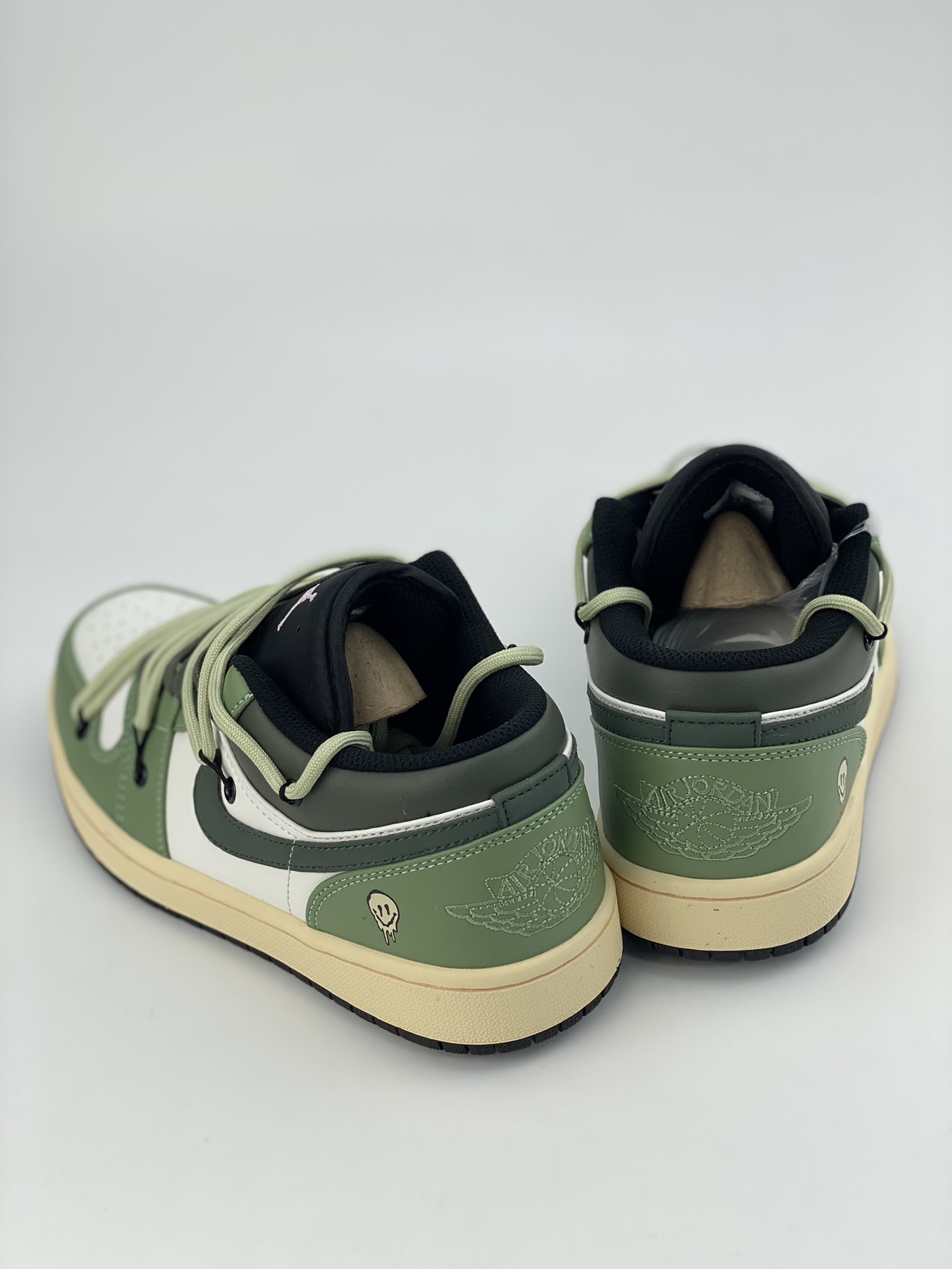 220 Air Jordan 1 Low 白绿绑绳 553558-062