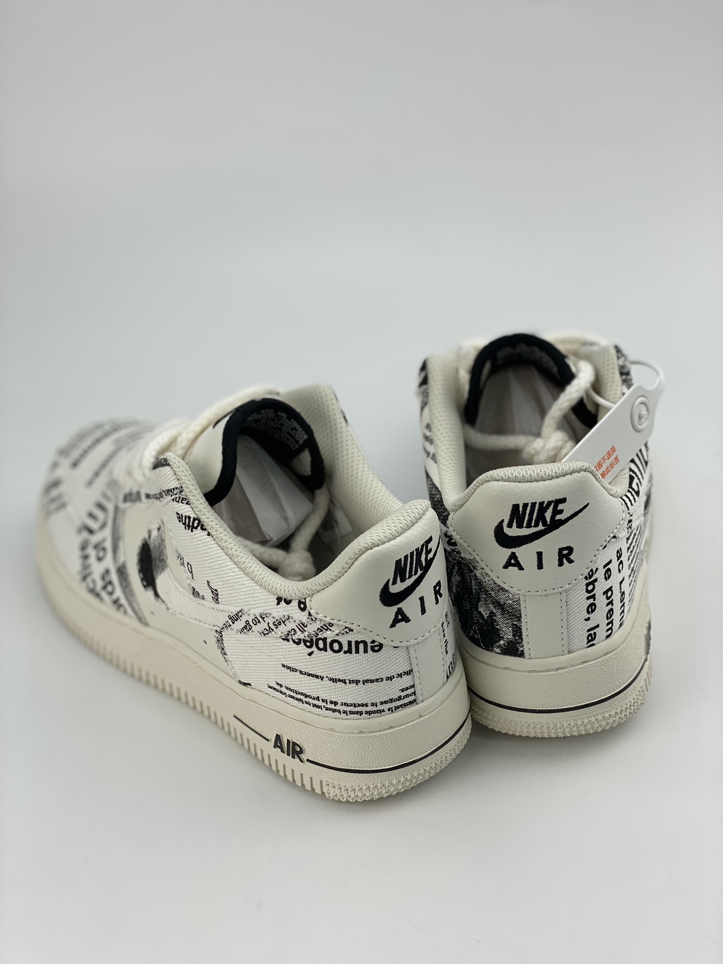 240 Nike Air Force 1 Low 07 白黑电影海报 FB0607-033