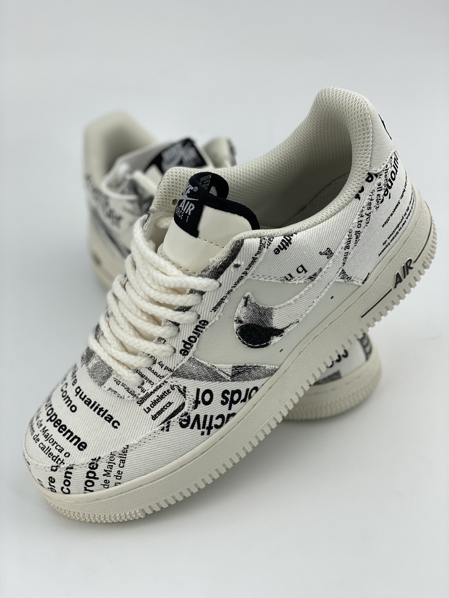 240 Nike Air Force 1 Low 07 白黑电影海报 FB0607-033