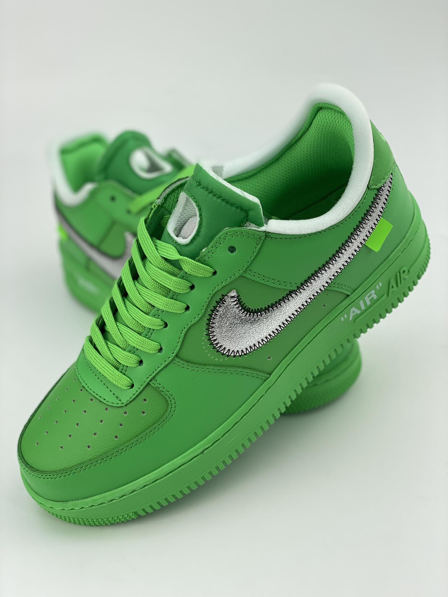 220 Off-White Nike Air Force 1 Low 07 OW绿银钩 DX1419-300