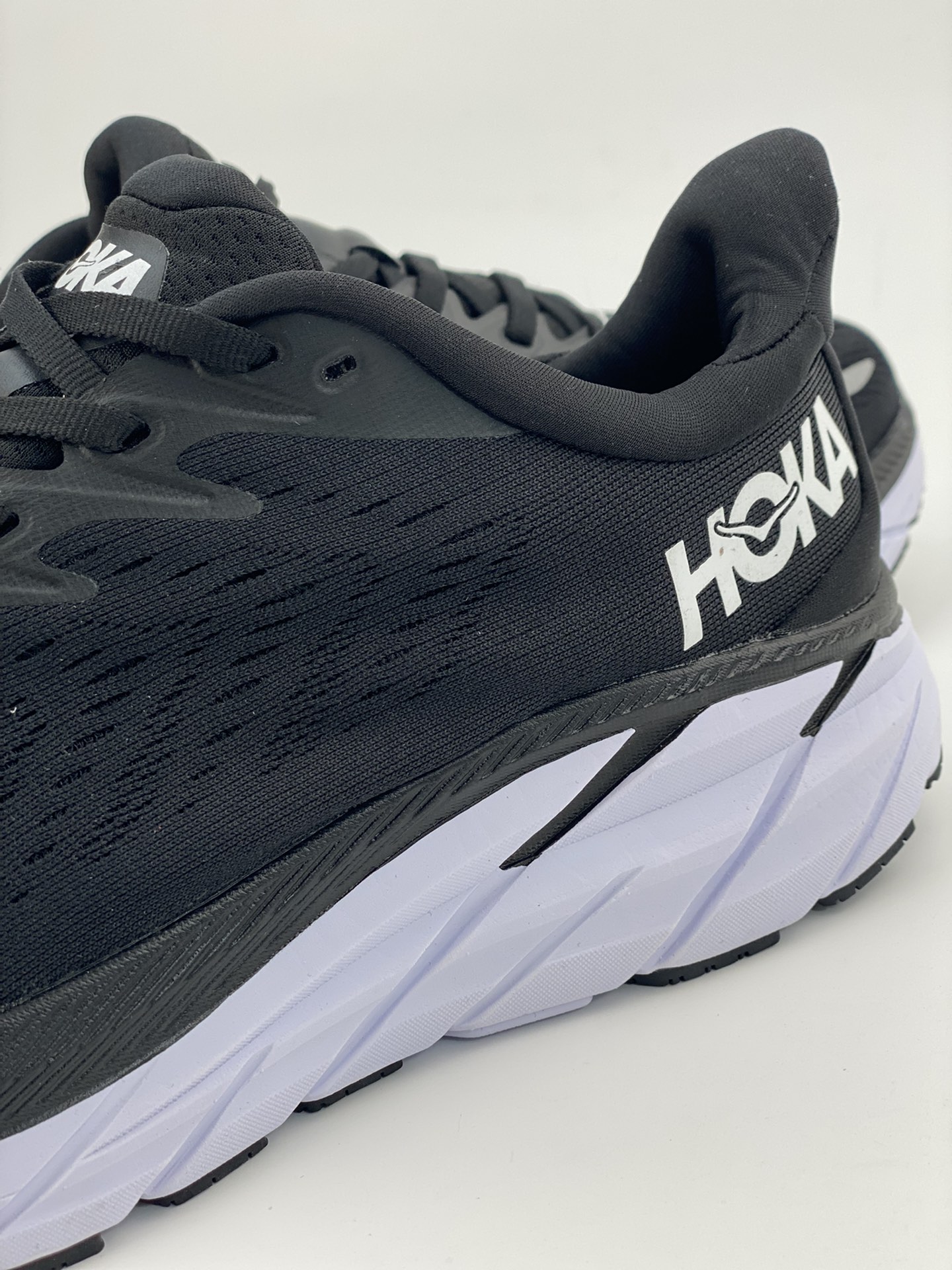 Hoka One One Clifton 8 low-top thick sole lightweight outdoor sneakers