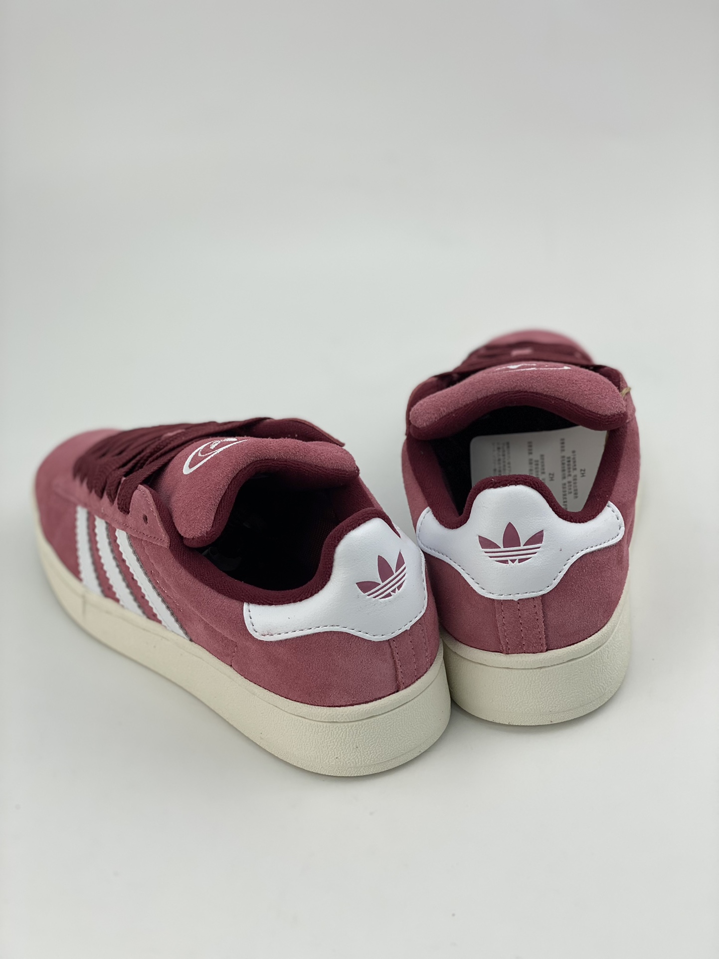 Adidas Campus 00s maroon white retro trendy casual bread shoes HP6286