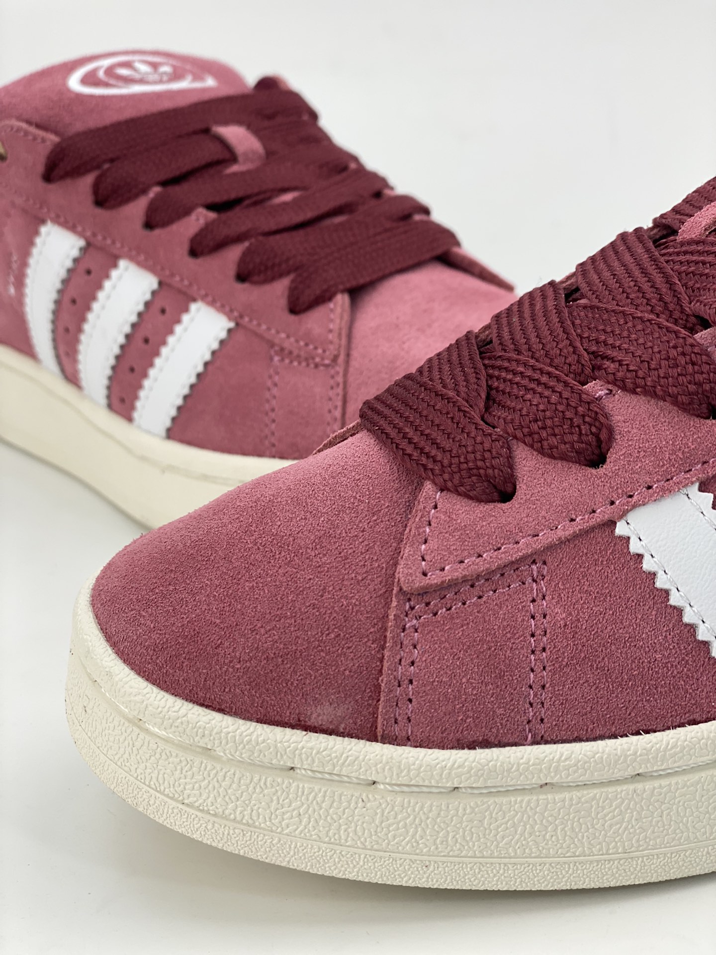 Adidas Campus 00s maroon white retro trendy casual bread shoes HP6286