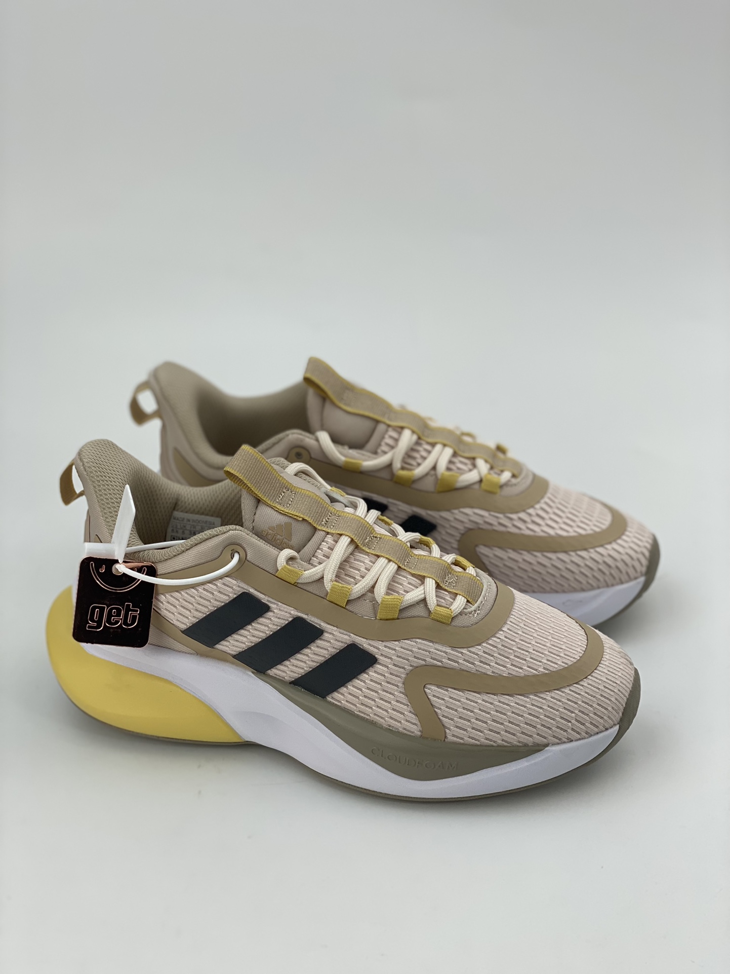 Adidas AlphaBounce + Alpha mesh casual running shoes HP6637