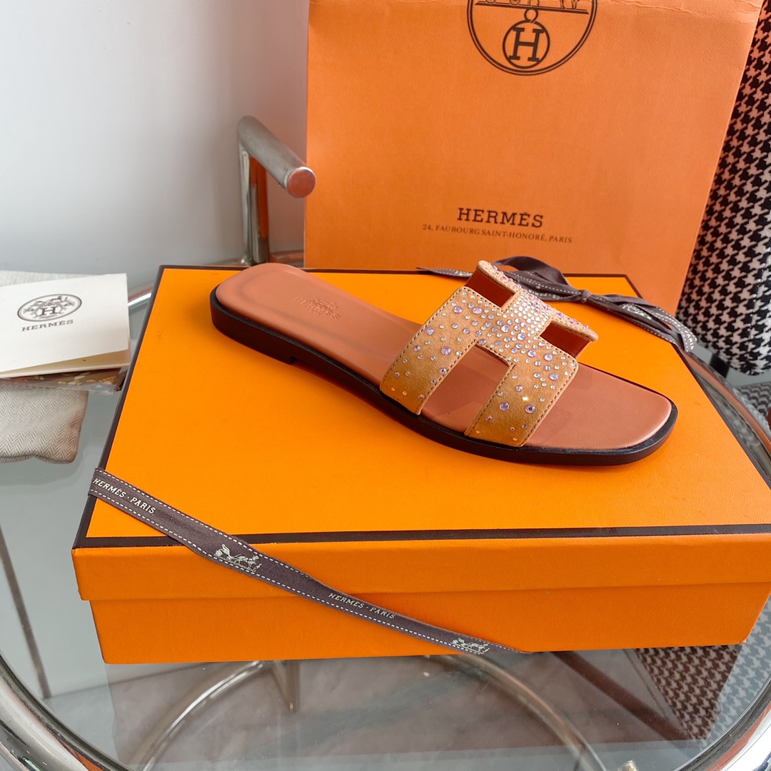 Hermès Hermes 爱马仕〰 H拖鞋‼