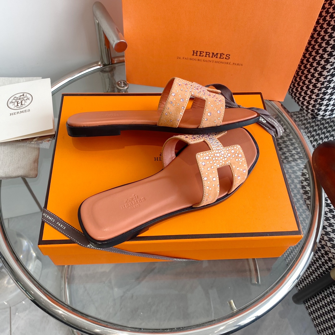 Hermès Hermes 爱马仕〰 H拖鞋‼