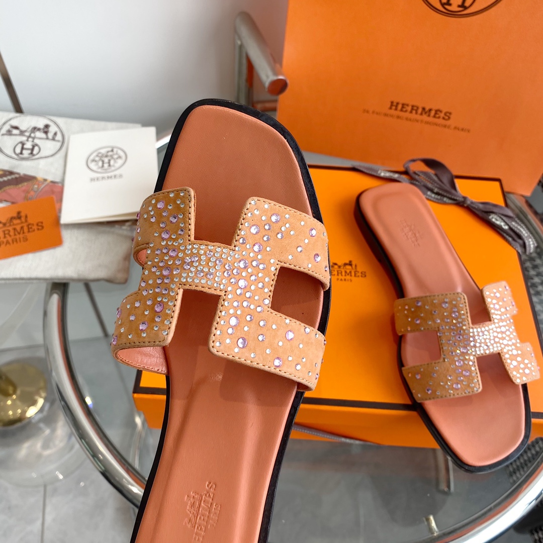 Hermès Hermes 爱马仕〰 H拖鞋‼