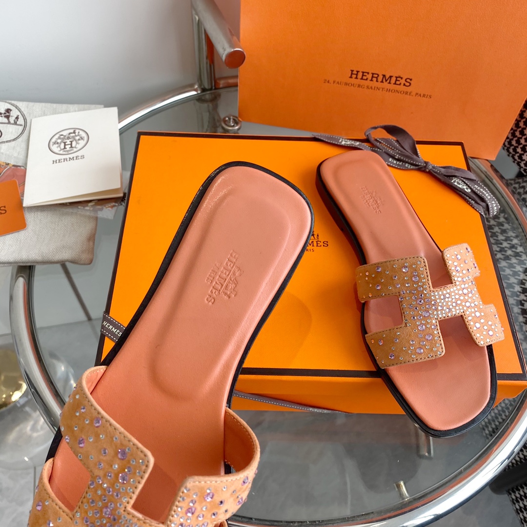Hermès Hermes 爱马仕〰 H拖鞋‼