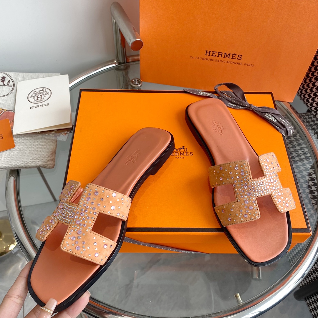 Hermès Hermes 爱马仕〰 H拖鞋‼