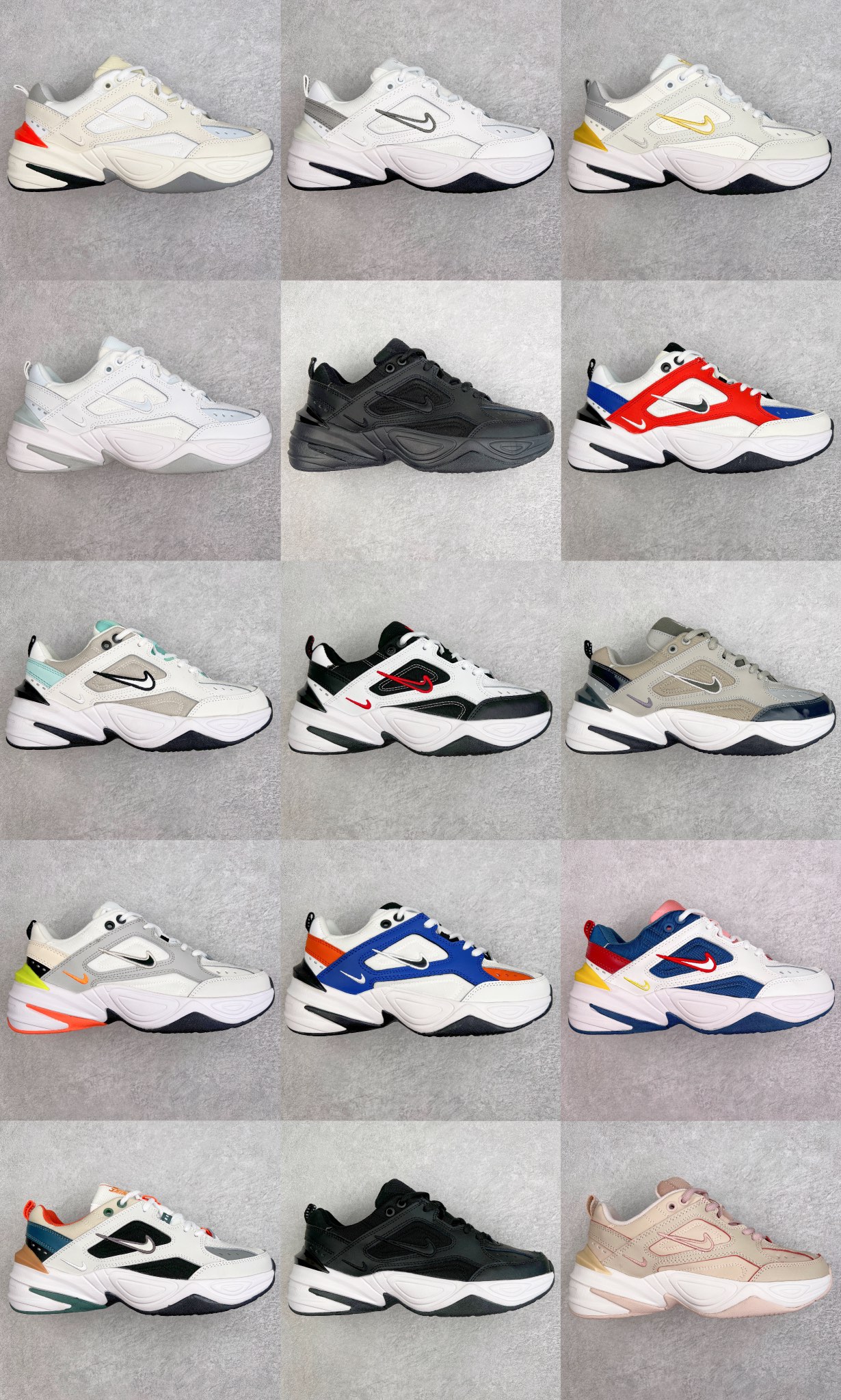 NK M2K Tekno zapatillas retro de padre, casuales y versátiles para correr. Reposición constante, llegada esta…