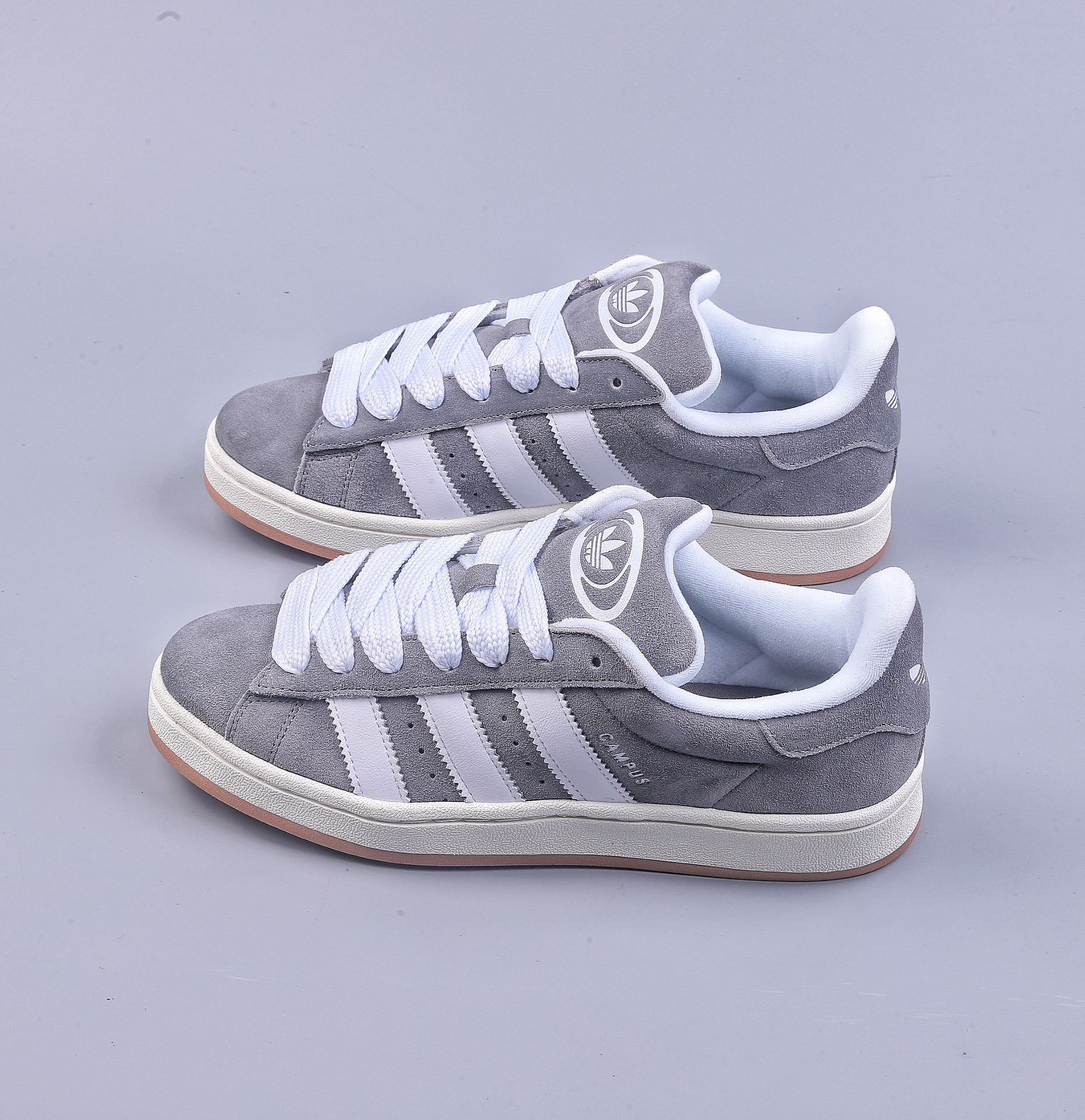 YH Adidas Campus Clover Gray Suede HQ8707