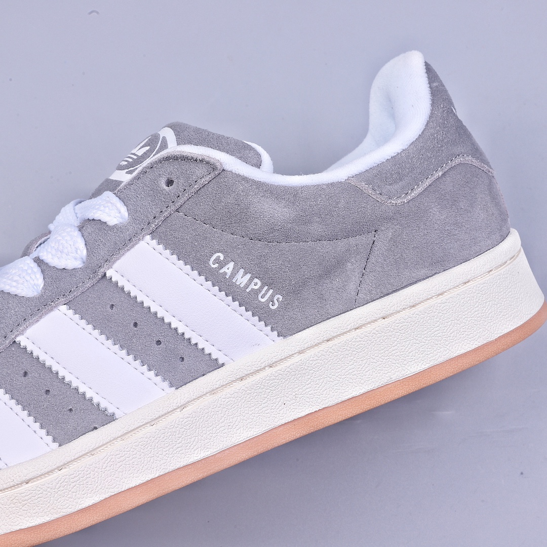 YH Adidas Campus Clover Gray Suede HQ8707