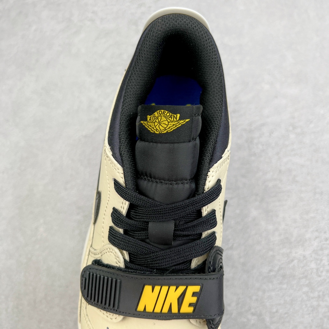 图片[5]-💰220 ＃KZ神版 Air Jordan Legacy AJ312 Low 低帮复古篮球鞋 橘黑 CD7069-200 市场最强独一档产物 全套原纸板楦头开发 原厂大底磨具加持立体防滑纹理 原档数据后跟TPU子母扣魔术贴 原装可视Air Sole气垫 原汁原味最完美的312代版型 唯一正确鞋头趴度弧度高度鞋身腰线 进口港宝加持 后跟自然饱满 全鞋荧光划线卡点 追求极致完美 每一双都是工艺品 多重QC质检 超越公司货的品控标准 实实在在的免检产品 鞋身采用了皮革材质打造 横跨鞋面的魔术贴十分吸睛 侧面的Swoosh Logo的一部分被鞋面遮挡了一部分 颇具玩味 魔术贴上标有NK标识 而鞋舌上是Jordan的经典红色飞翼Logo 后跟和鞋底均采用了AJ3的设计 后跟上同样也使用了经典的爆裂纹图案 SIZE：36 36.5 37.5 38 38.5 39 40 40.5 41 42 42.5 43 44 44.5 45 46 47.5 编码：by2936090-运动鞋